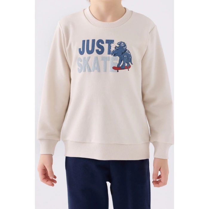 ERKEK ÇOCUK EŞOFMAN TAKIM - BEJ