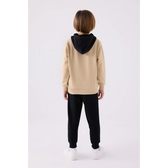 ERKEK ÇOCUK EŞOFMAN TAKIM - BEJ