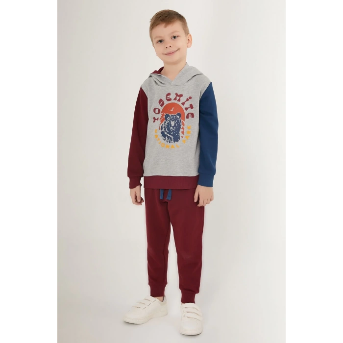 ERKEK ÇOCUK EŞOFMAN TAKIM - GRİ MELANJ