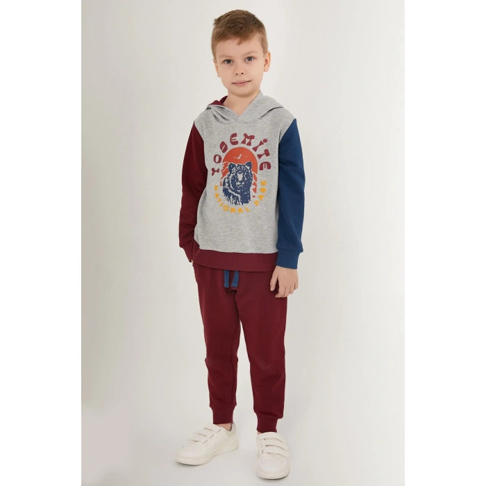 ERKEK ÇOCUK EŞOFMAN TAKIM - GRİ MELANJ