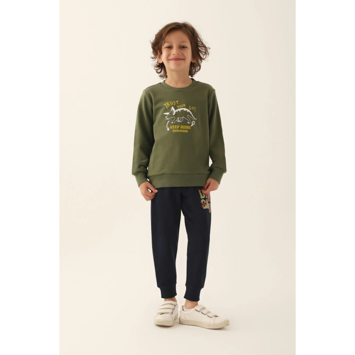 ERKEK ÇOCUK EŞOFMAN TAKIM - HAKİ