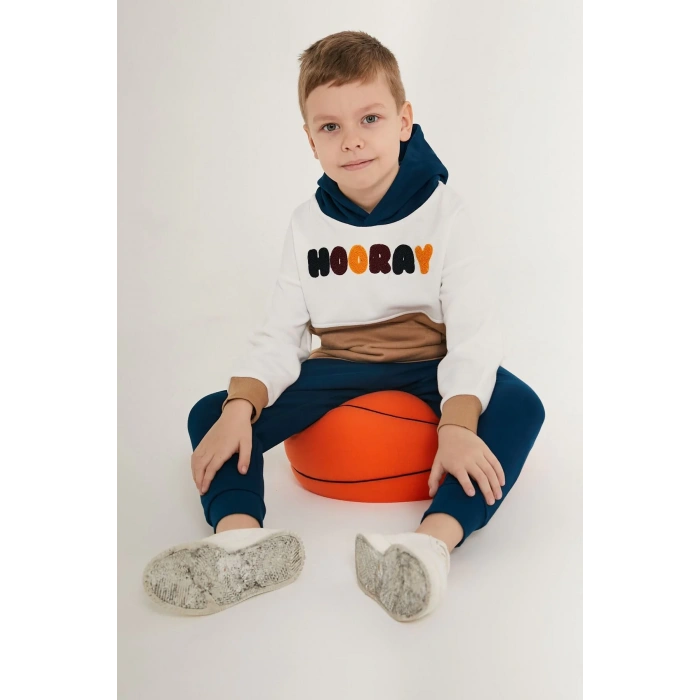 ERKEK ÇOCUK EŞOFMAN TAKIM - KREM