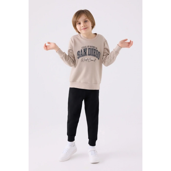 ERKEK ÇOCUK EŞOFMAN TAKIM - KUM