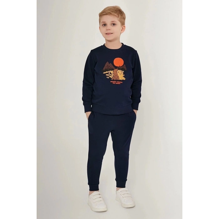 ERKEK ÇOCUK EŞOFMAN TAKIM - LACİVERT