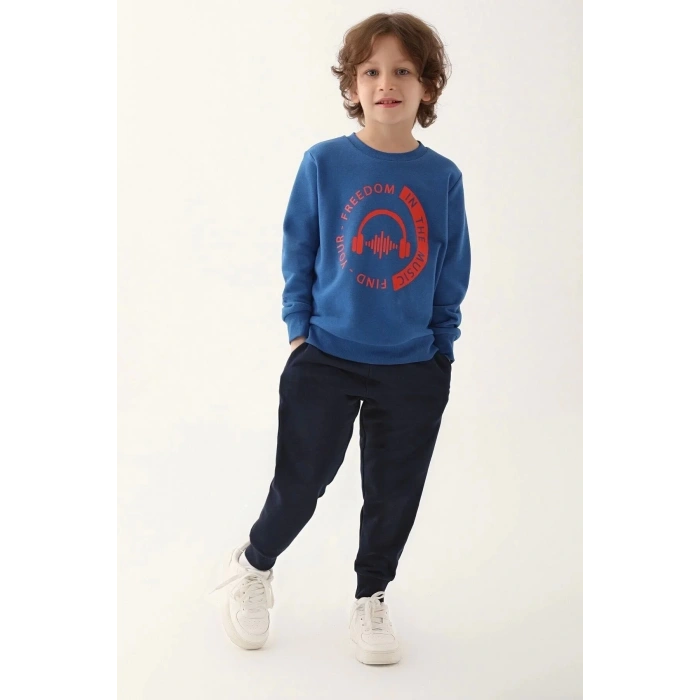 ERKEK ÇOCUK EŞOFMAN TAKIM - SAKS