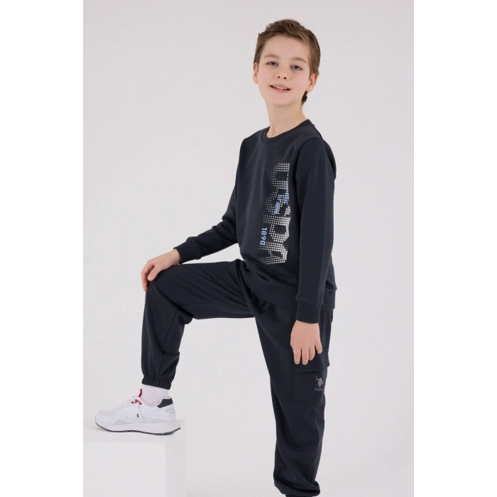 ERKEK ÇOCUK EŞOFMAN TAKIMI - ANTRASİT