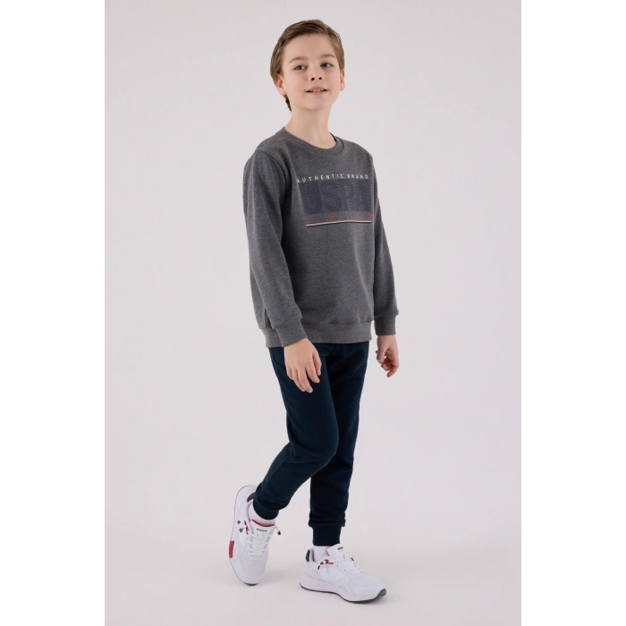 ERKEK ÇOCUK EŞOFMAN TAKIMI - ANTRASİT MELANJ