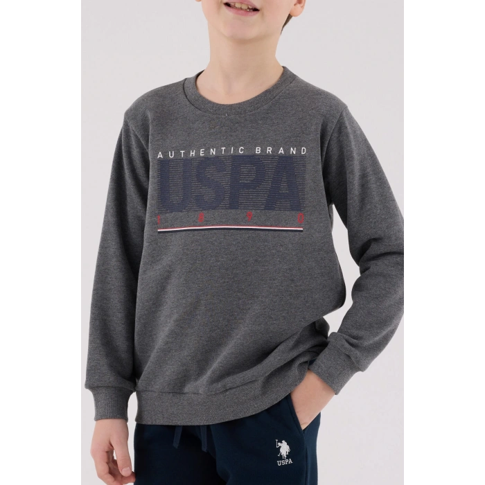 ERKEK ÇOCUK EŞOFMAN TAKIMI - ANTRASİT MELANJ