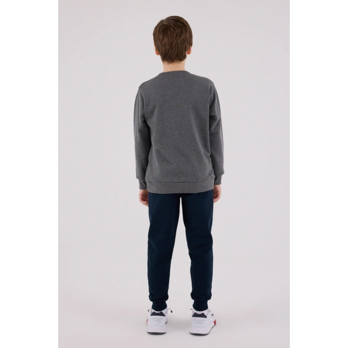 ERKEK ÇOCUK EŞOFMAN TAKIMI - ANTRASİT MELANJ