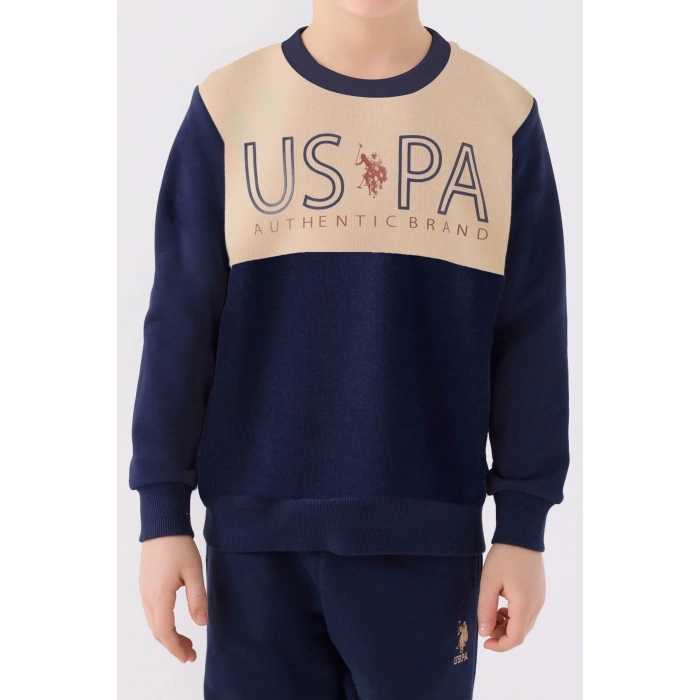 ERKEK ÇOCUK EŞOFMAN TAKIMI - BEJ