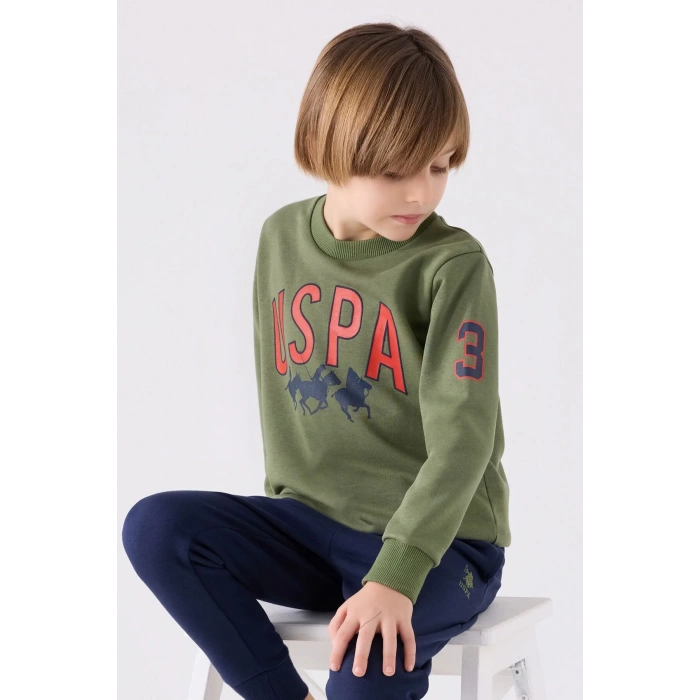 ERKEK ÇOCUK EŞOFMAN TAKIMI - HAKİ