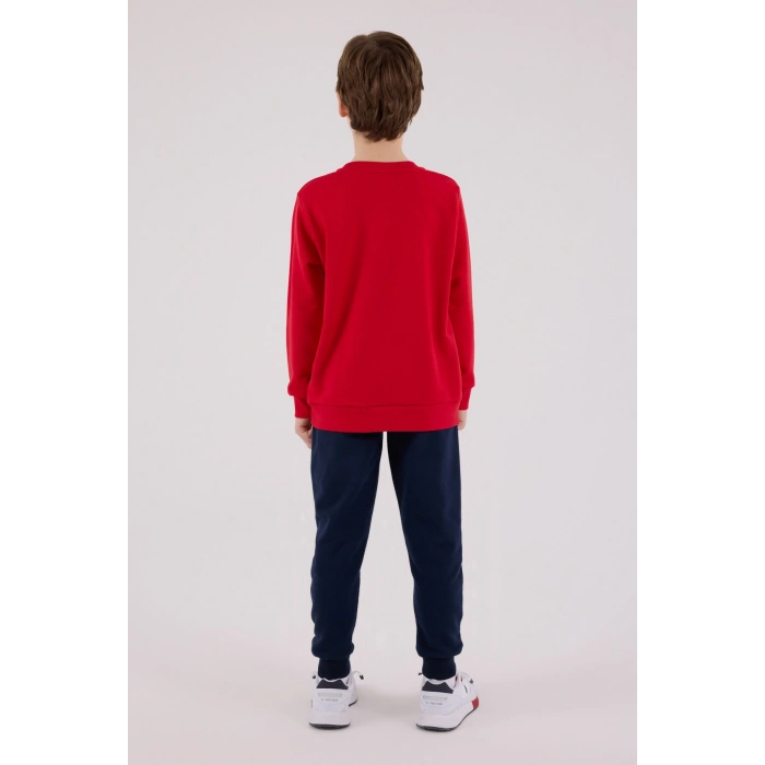 ERKEK ÇOCUK EŞOFMAN TAKIMI - KIRMIZI