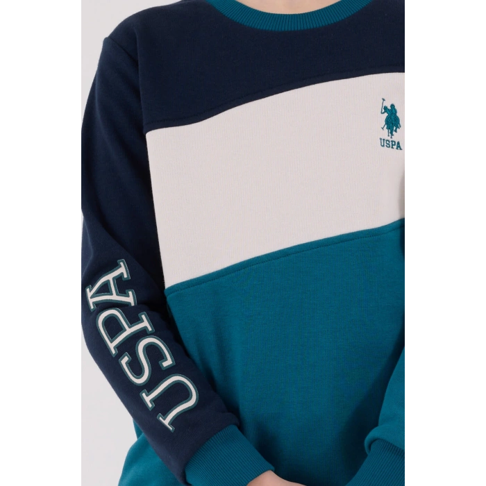 ERKEK ÇOCUK EŞOFMAN TAKIMI - KOYU ÖRDEK YEŞİLİ