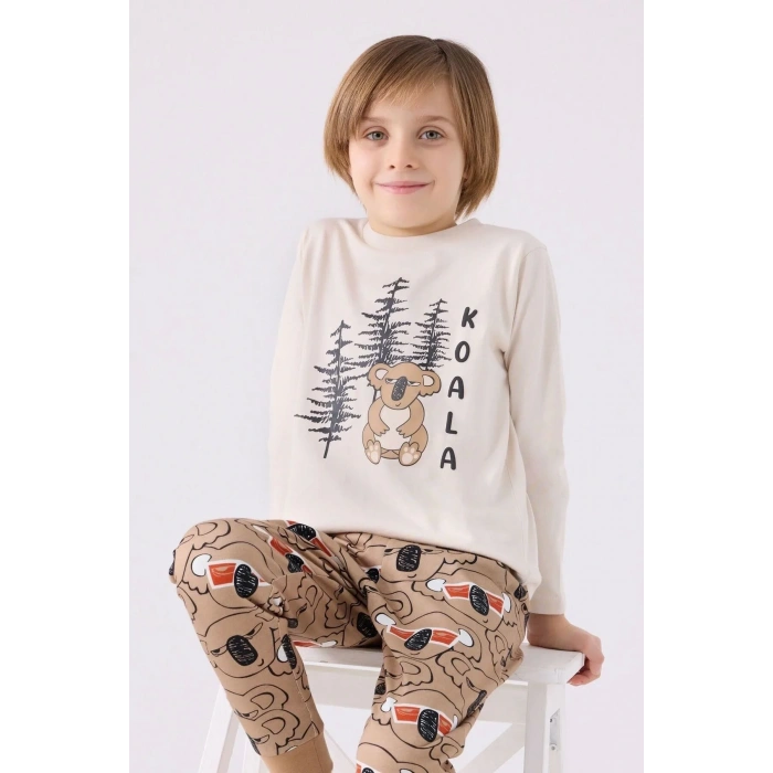 ERKEK ÇOCUK İKİLİ TAKIM - BEJ