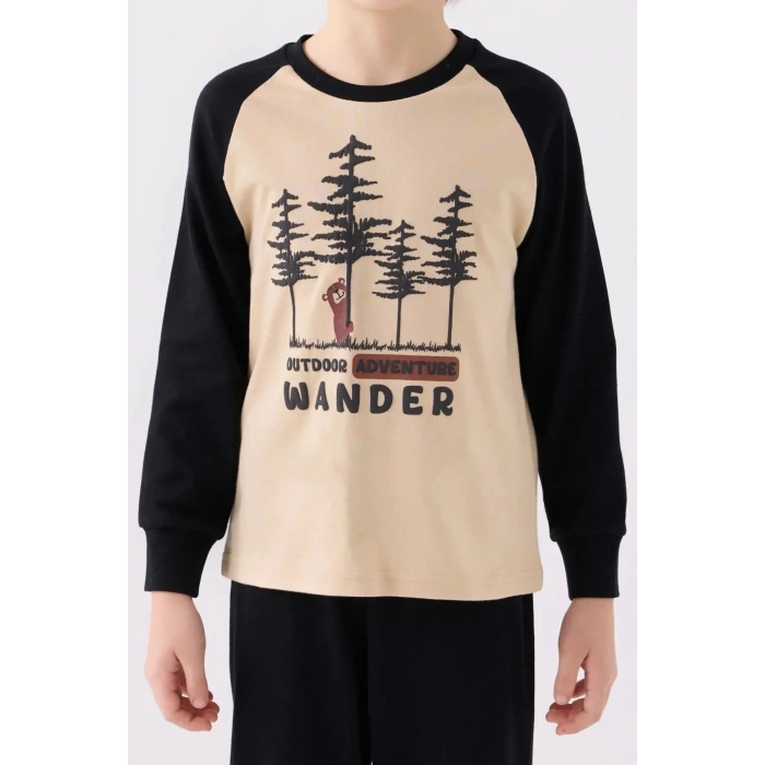 ERKEK ÇOCUK İKİLİ TAKIM - BEJ