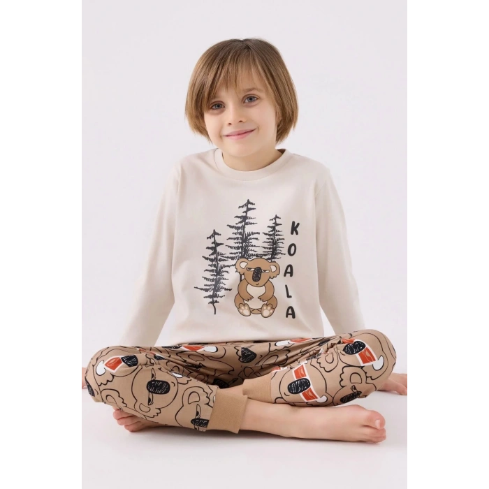 ERKEK ÇOCUK İKİLİ TAKIM - BEJ