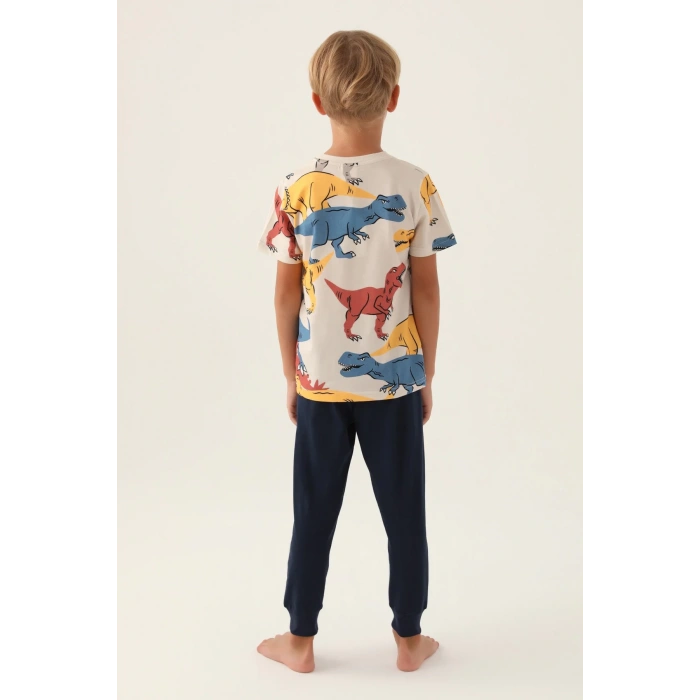 ERKEK ÇOCUK İKİLİ TAKIM - BEJ LACİVERT