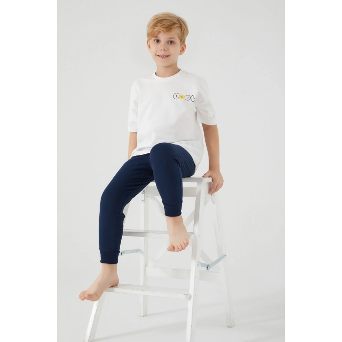 ERKEK ÇOCUK İKİLİ TAKIM - KREM