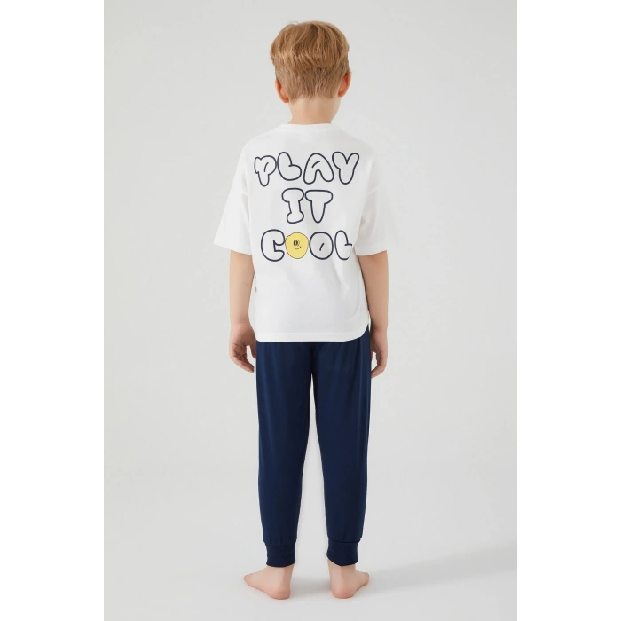 ERKEK ÇOCUK İKİLİ TAKIM - KREM