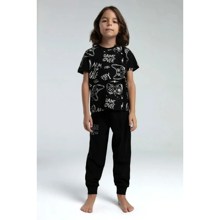 ERKEK ÇOCUK İKİLİ TAKIM - siyah