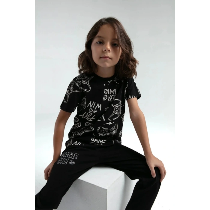 ERKEK ÇOCUK İKİLİ TAKIM - siyah