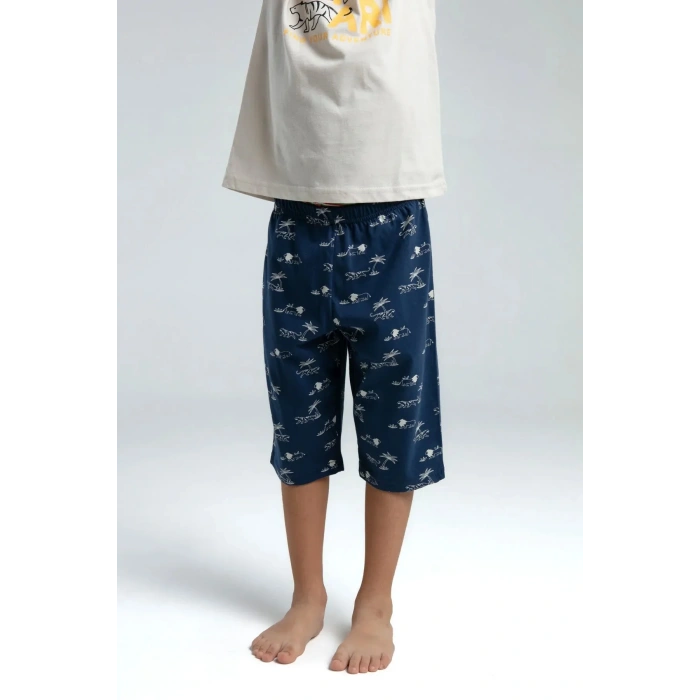 ERKEK ÇOCUK KAPRİ TAKIM - BEJ