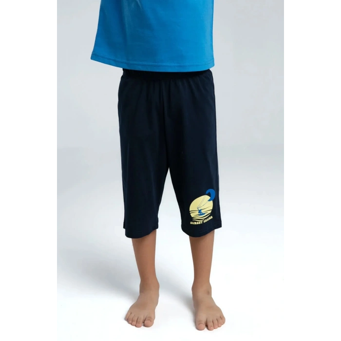 ERKEK ÇOCUK KAPRİ TAKIM - COBALT