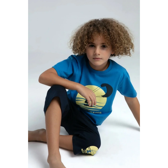 ERKEK ÇOCUK KAPRİ TAKIM - COBALT
