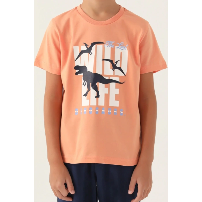 ERKEK ÇOCUK KAPRİ TAKIM - ŞEFTALİ