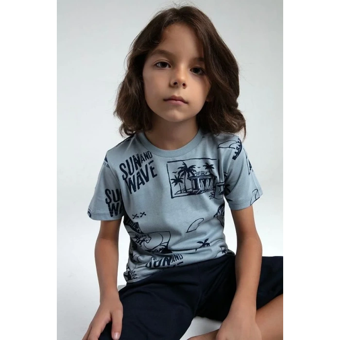 ERKEK ÇOCUK KAPRİ TAKIM - SOFT YEŞİL