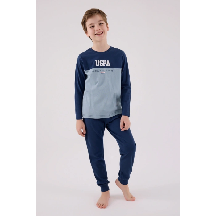 ERKEK ÇOCUK PİJAMA TAKIM - KOYU İNDİGO
