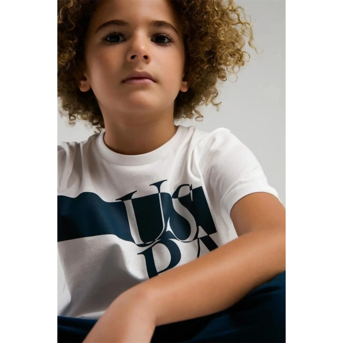 ERKEK ÇOCUK PİJAMA TAKIMI - Beyaz