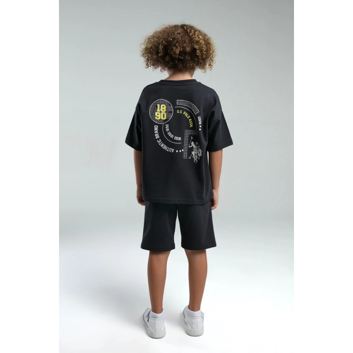 ERKEK GARSON BERMUDA TAKIM - ANTRASİT