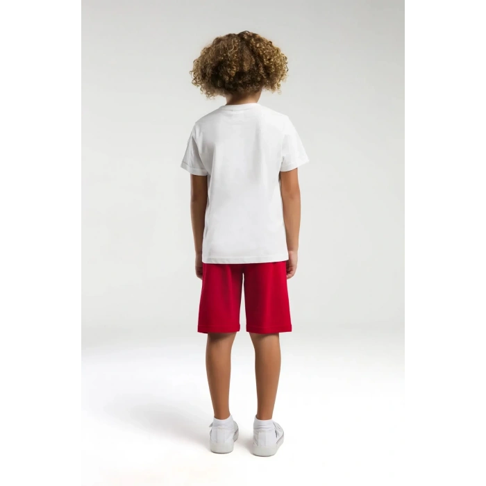 ERKEK GARSON BERMUDA TAKIM - Beyaz