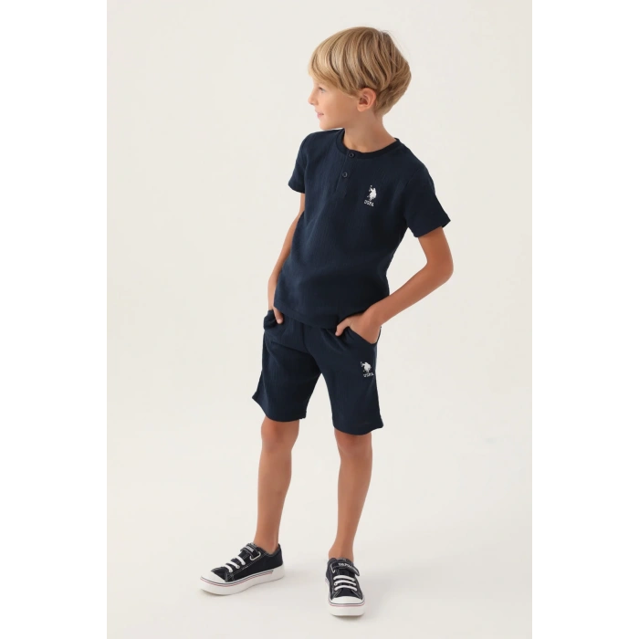 ERKEK GARSON BERMUDA TAKIM - LACİVERT