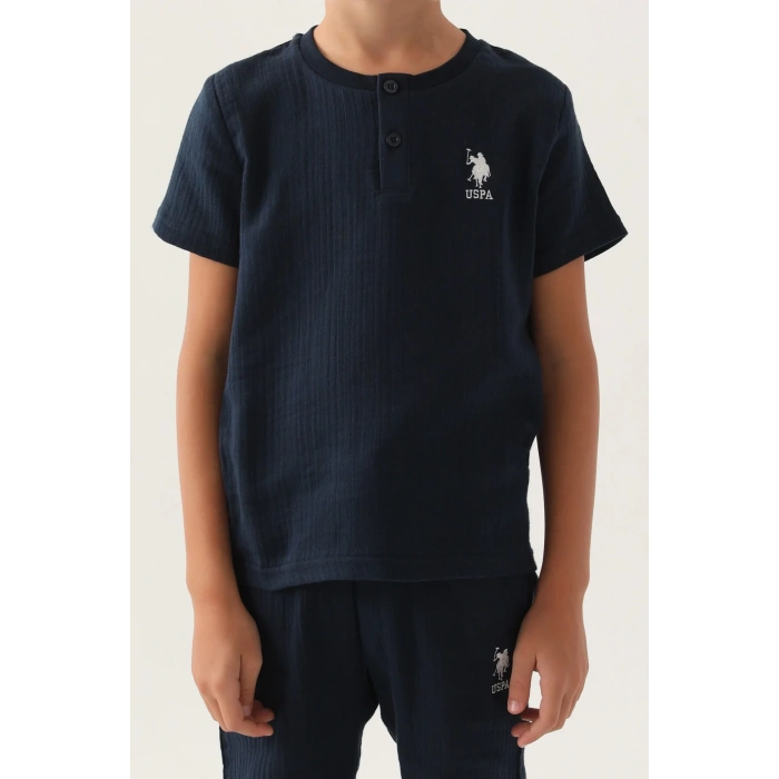 ERKEK GARSON BERMUDA TAKIM - LACİVERT