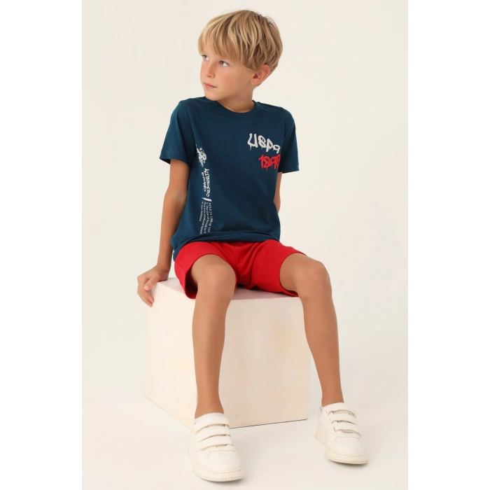 ERKEK GARSON BERMUDA TAKIM - UZAY