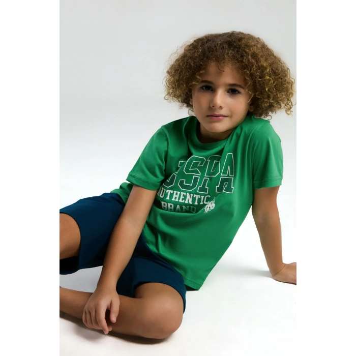 ERKEK GARSON BERMUDA TAKIM - Yeşil