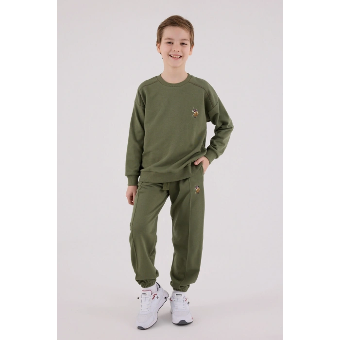 ERKEK GARSON EŞOFMAN TAKIMI - HAKİ