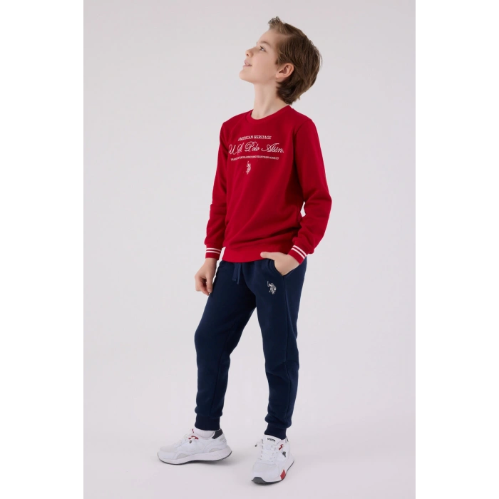 ERKEK GARSON EŞOFMAN TAKIMI - KIRMIZI