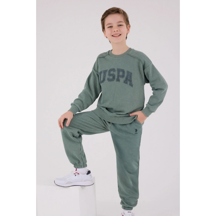 ERKEK GARSON EŞOFMAN TAKIMI - KOYU YEŞİL