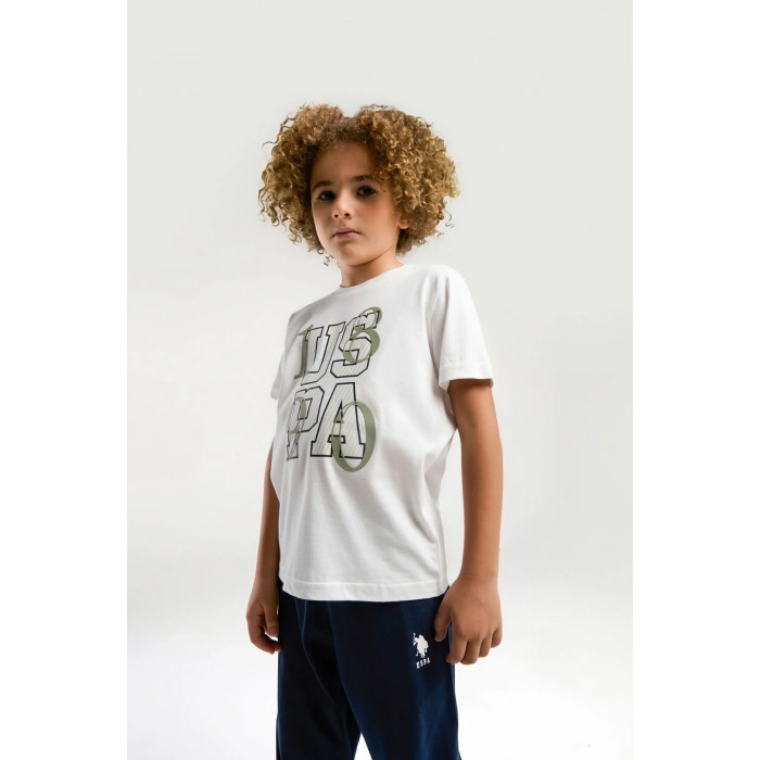 ERKEK GARSON PİJAMA TAKIMI - Beyaz