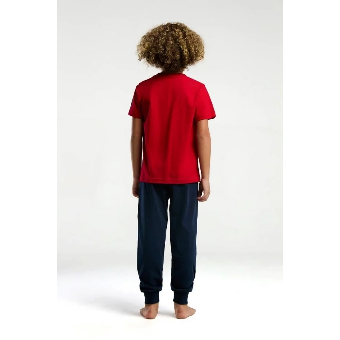 ERKEK GARSON PİJAMA TAKIMI - KIRMIZI