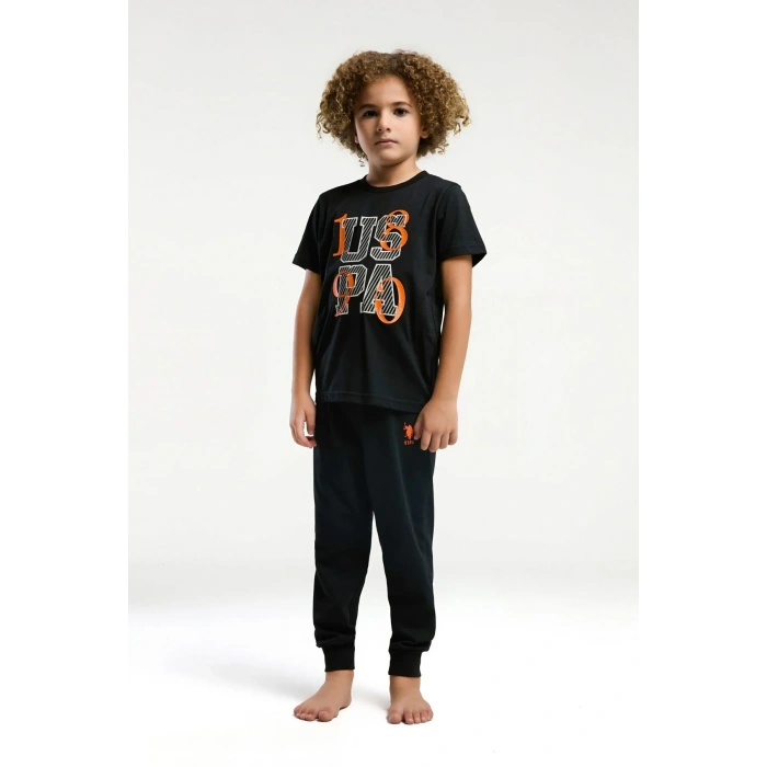 ERKEK GARSON PİJAMA TAKIMI - siyah