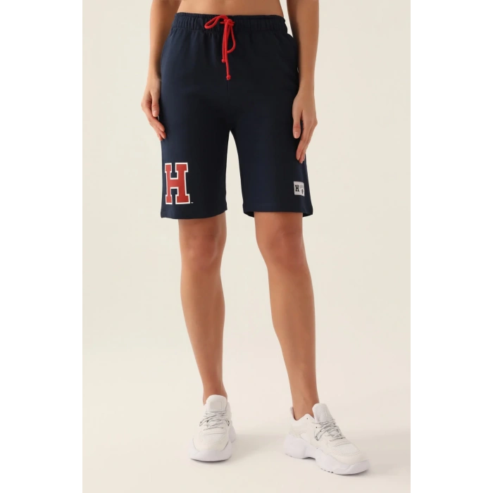 HARVARD KADIN BERMUDA - LACİVERT