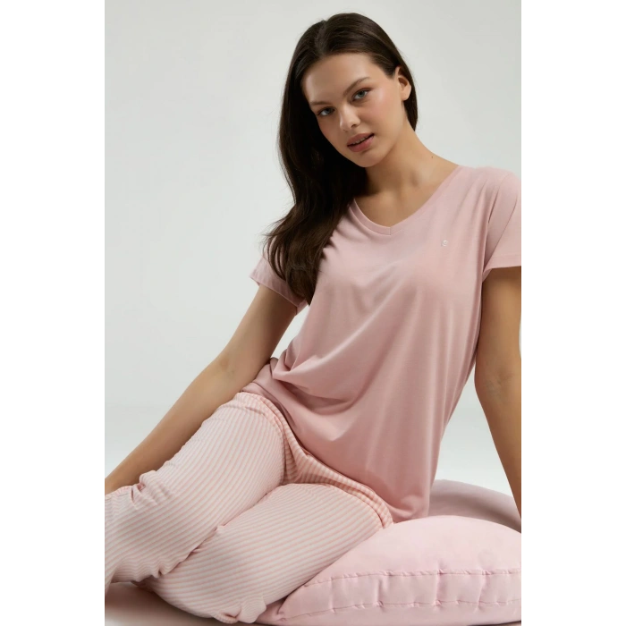 KADIN İKİLİ TAKIM - AÇIK CORAL