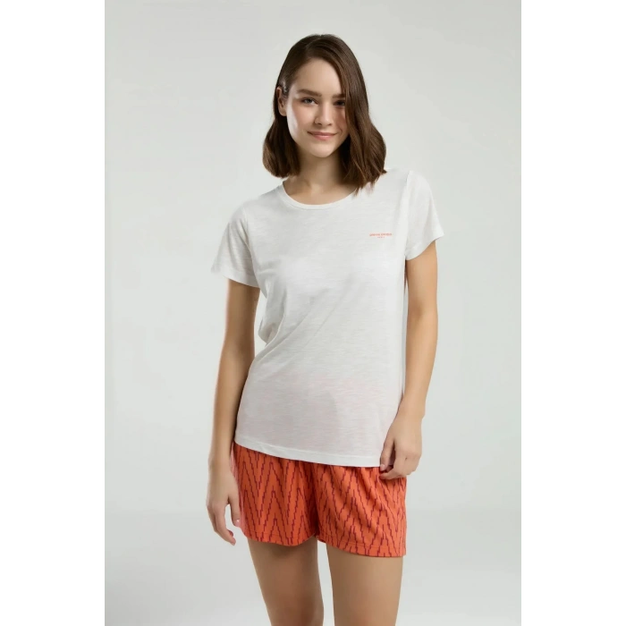 KADIN ŞORT TAKIM - Beyaz