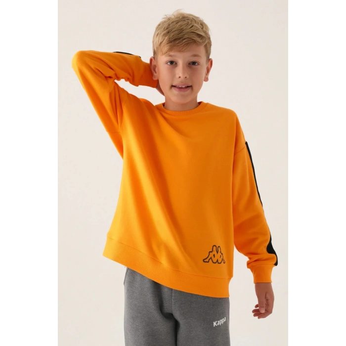 KAPPA ERKEK ÇOCUK SWEATSHIRT - KAYISI