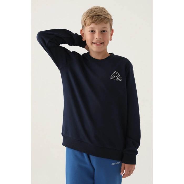 KAPPA ERKEK ÇOCUK SWEATSHIRT - LACİVERT