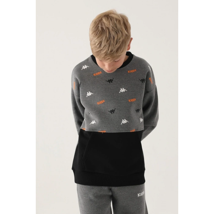 KAPPA ERKEK ÇOCUK SWEATSHIRT - MELANJ